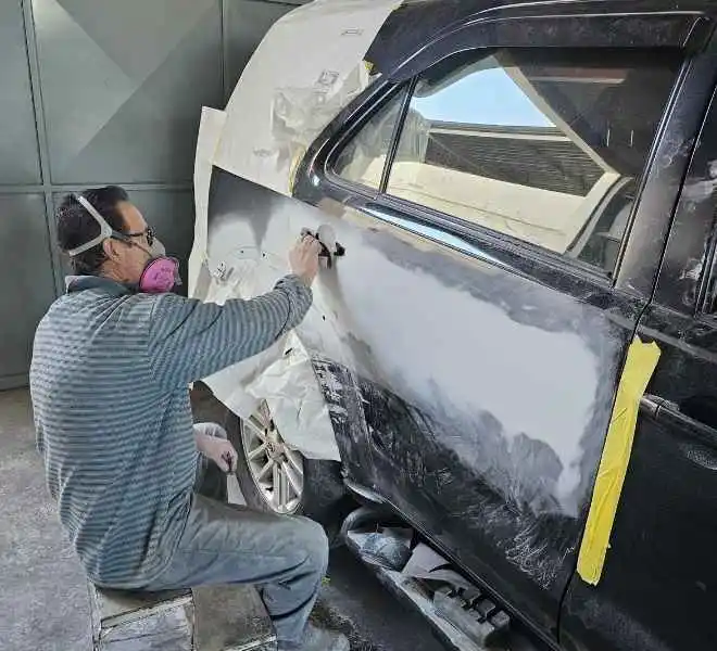 Funilaria artesanal da Frandin Reparações Automotivas